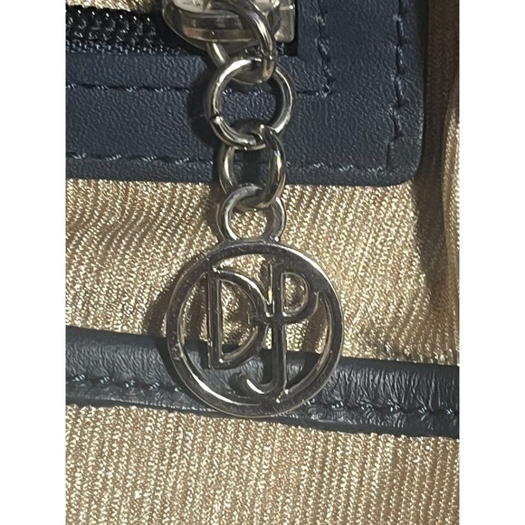 Donald J. Pliner Turquoise Embossed Leather Drawstring Shoulder Bag/ Purse RARE! - Picture 8 of 15